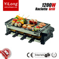 electric stainless steel teppanyaki plate grill design